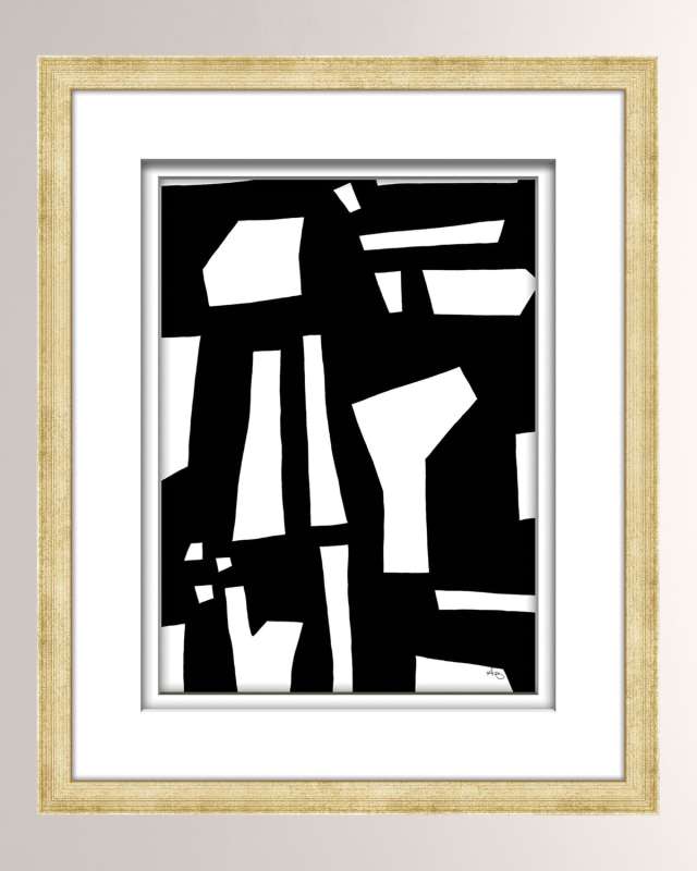 Black/White Abstract Art - 2